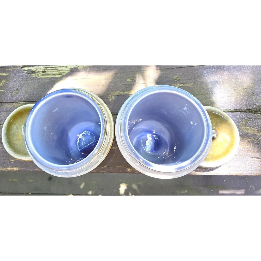 Vintage A.L. Cooper Wade Irish Porcelain Egg Coddlers- 50's or 60's